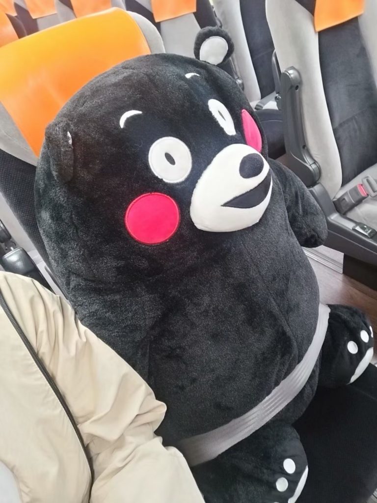 リムジンバスにて